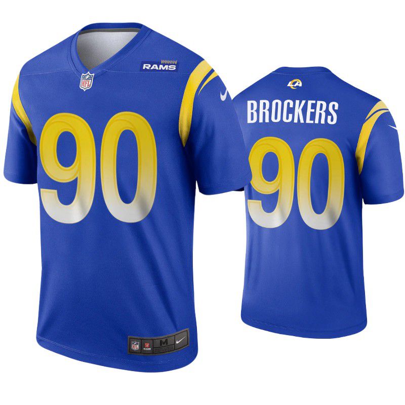Men Los Angeles Rams 90 Michael Brockers Nike Royal Legend NFL Jersey